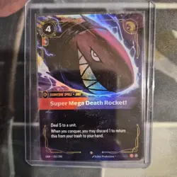 Foil Riftbound Jinx card 252/298 Super Mega Death Rocket! League of Legends - Image 1