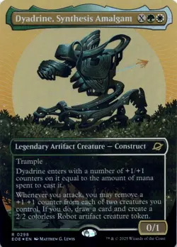 Dyadrine, Synthesis Amalgam (Borderless Foil) Edge of Eternities - Magic MTG NM - Image 1