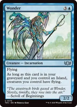 Wonder 170 Non-Foil NM MTG Commander: Tarkir Dragonstorm Magic - Image 1