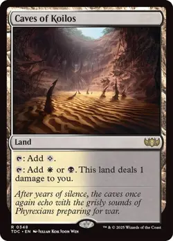 Caves of Koilos 348 Non-Foil NM MTG Commander: Tarkir Dragonstorm Magic - Image 1