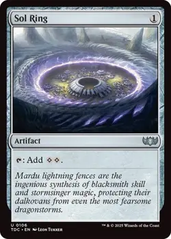 Sol Ring 106 Non-Foil NM MTG Commander: Tarkir Dragonstorm Magic - Image 1