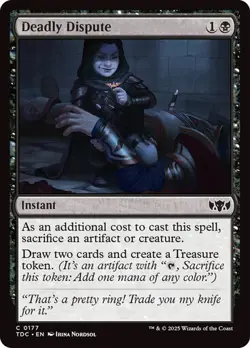 Deadly Dispute 177 Non-Foil NM MTG Commander: Tarkir Dragonstorm Magic - Image 1
