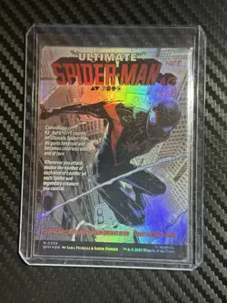 MTG - Miles Morales - Borderless Foil - Marvel's Spider-Man #234 - Image 2