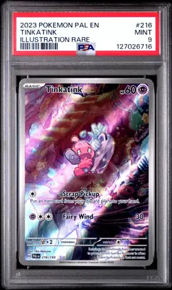 PSA 9 Tinkatink Pokemon Scarlet & Violet Paldea Evolved 216/193 IR 2023 - Image 1