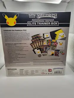 Pokemon TCG Celebrations Pokemon Center Elite Trainer Box FACTORY SEALED!!! - Image 3