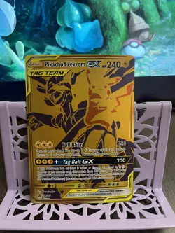 Pokemon TCG Pikachu & Zekrom GX SM Black Star Promos SM248 Holo Promo - Image 1
