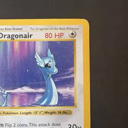 Pokemon Vintage Shadowless Rare Dragonair Base Set WotC 1999 18/102 - Image 3