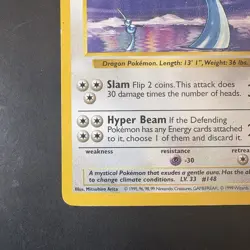 Pokemon Vintage Shadowless Rare Dragonair Base Set WotC 1999 18/102 - Image 5