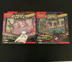 Pokemon Mega Battle Deck Set of 2 (1 of each) Gengar/Diancie ex New Sealed Box - Image 1