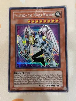 Yugioh, Valkyrion Magna Warrior SDD-001, Secret Rare, Unlimited, P - Image 1