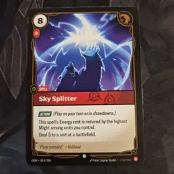 Riftbound Volibear Card Sky Splitter OGN 014/298 English League of Legends - Image 1