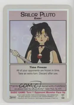 2001 Sailor Moon Collectible Card Game Premiere Expansion Set Sailor Pluto #151 - Image 1