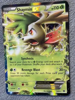 Shaymin EX 5/99 Next Destinies 2012 Pokemon Card Holo Rare - Image 3