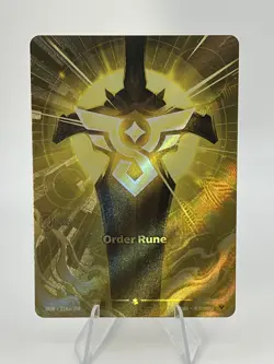 Riftbound Order Rune English card 214a/298 Alternate Art - Image 1