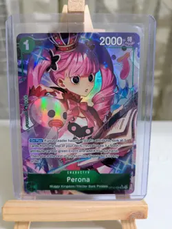 Perona Alt Art OP12-034 SR ENGLISH Legacy of the Master One Piece Card NM - Image 1