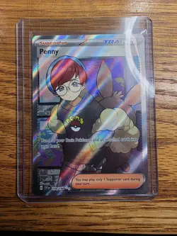 Pokemon TCG Penny Scarlet & Violet Holo Ultra Rare Card 239/198 - Image 1