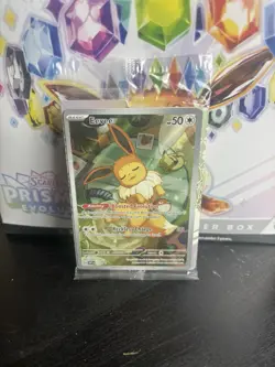 Pokemon TCG Eevee 173 Holo Promo Prismatic Evolutions ETB Sealed Card - Image 1