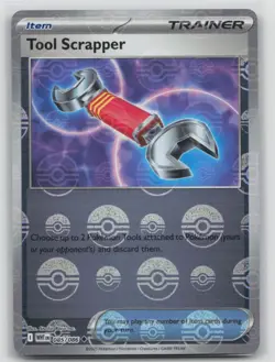 Pokemon Card Tool Scrapper (Poke Ball Pattern) Uncommon SV: White Flare 085/086 - Image 1