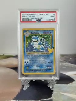 Pokemon Card Blastoise - Celebrations Set No. 2/102 - PSA 9 Mint - Image 1