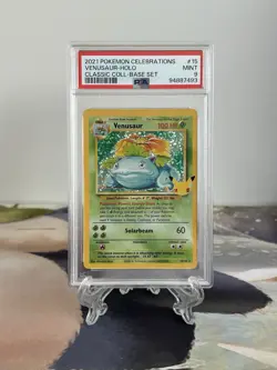 Pokemon Card Venusaur - Celebrations Set No.15/102 - PSA 9 Mint - Image 1