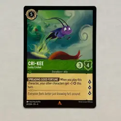 Cri-Kee 69/204 Disney Lorcana Ursula's Return Regular Rare Card NM - Image 1