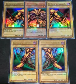 2002 Exodia Ultra Rare 5 Card Complete LOB-124 1st ED Asian English YuGiOh Card - Image 1