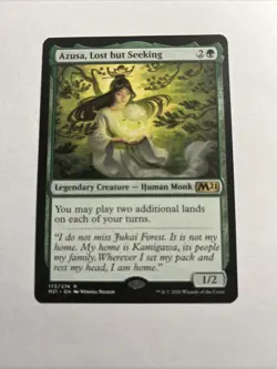 Azusa, Lost but Seeking - Core Set 2021 (M21) MTG Plus Bonus Rare!!! - Image 1