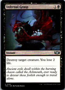 Infernal Grasp U Commander: Tarkir: Dragonstorm 182 NM NM-LP - Image 1