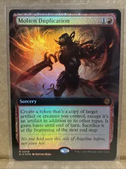 Molten Duplication (Extended Art) Outlaws of Thunder Junction: the Big ScoreFoil - Image 1