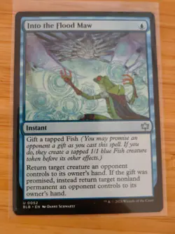 MTG Into the Flood Maw 0052 Bloomburrow M/NM Free UK P&P - Image 1