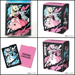?? Pokemon Center Japan TCG Lillie Clefairy Card Sleeves Deck Box Accessory ?? - Image 3