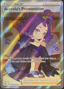 Acerola's Premonition TG24/TG30 Swsh09: Brilliant Stars Trainer Gallery Pokemon - Image 1