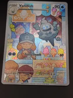 Vanillish 190/182 NM/LP. Illustration Rare Pokemon TCG - Paradox Rift - Image 1