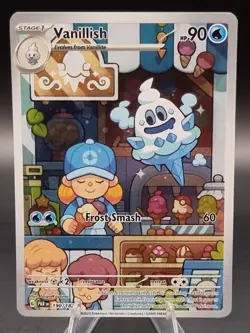 Vanillish 190/182 NM/LP. Illustration Rare Pokemon TCG - Paradox Rift - Image 2