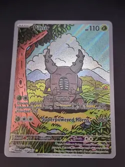 Pinsir 168/167 NM/LP. Illustration Rare Pokemon TCG - Twilight Masquerade - Image 1