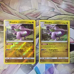 Pokemon TCG | SM Forbidden Light | Goodra 94/131 REVERSE HOLO & RARE HOLO - Image 1