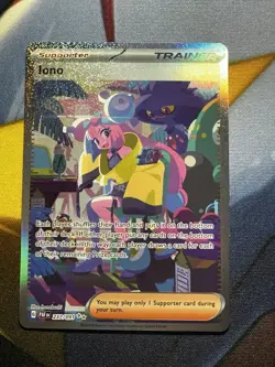 POKEMON TCG IONO 237/091 SPECIAL ILLUSTRATION RARE NM PALDEAN FATES - Image 1