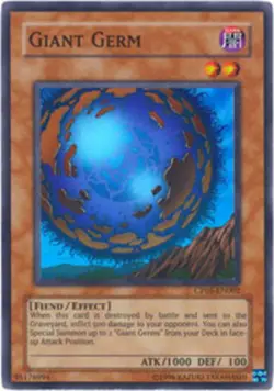 Yugioh! MP Giant Germ - CP05-EN002 - Super Rare - Unlimited Edition Moderately P - Image 1