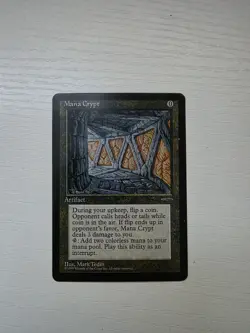 *P R 0 X Y* Mtg Magic The Gathering Mana Crypt Trading Card *P R 0 X Y* Card - Image 1