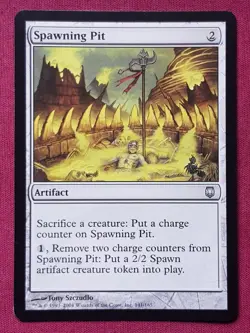 Magic The Gathering DARKSTEEL SPAWNING PIT artifact card MTG - Image 1