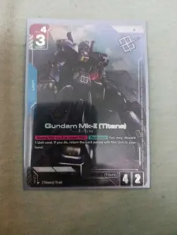 Gundam MK-II (Titans) Alternate Art Winner Foil - GD02-003 - TCG Card Game - Image 1