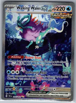 Walking Wake ex 205/162 SV05: Temporal Forces - Pokemon Card - NM - Image 1