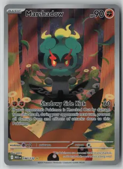 Marshadow 146/132 Pokemon TCG Mega Evolution Holo Rare Card (Near Mint) NM 1 - Image 1