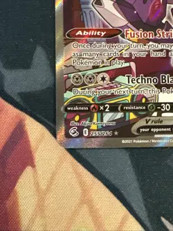 Genesect v Fusion Strike Ultra Rare Alternate Full Art Holo Card 255/264 - Image 4