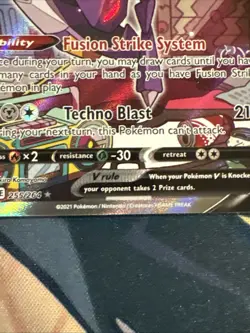 Genesect v Fusion Strike Ultra Rare Alternate Full Art Holo Card 255/264 - Image 5