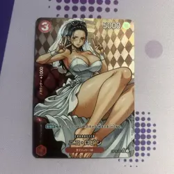 Nico Robin One Piece ACG Goddess Doujin Waifu Fan Card Holo Anime Wedding I - Image 1
