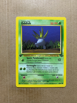 1st Edition ITALIAN Oddish 58/64 Jungle Set - Common Pokemon Card - NM/Mint - Image 1