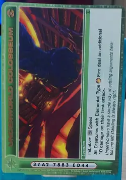 Chaotic TCG Card : Underworld Colosseum Dawn Of Perim 231/232 Rare Location - Image 1
