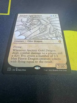 Ancient Gold Dragon [Commander Leg: Battle for Baldur's Gate #376]M/NM MTG Magic - Image 4