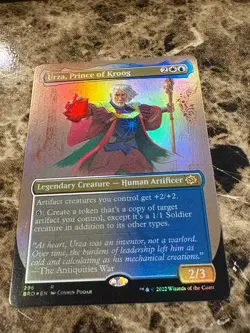 URZA, PRINCE OF KROOG Magic MTG The Brothers' War Borderless Foil - Image 1